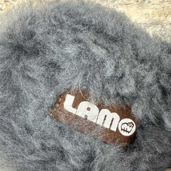 Lamo Slippers Womens Size S Gray Amelia Fluffy Flip Flops Slides Sheepskin Cozy - Picture 8 of 11